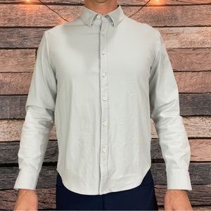 Western Rise X Cotton Button Down Shirt Large